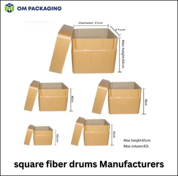 square fiber drums suppliers