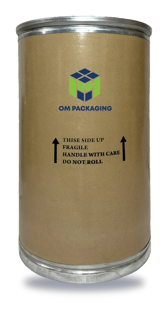 Traditional round fibre drum – OM Packaging